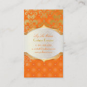 PixDezines  lys damast Visitekaartje (Achterkant)