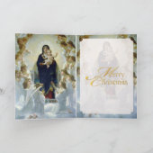 PixDezines Madonna+Angels, Vakantiegroepkaarten Feestdagen Kaart (Binnen)