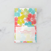 PixDezines mahalo, o hui hou/hibiscus Bedankkaart (Binnen)