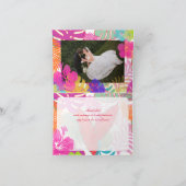 PixDezines mahalo/regenwoud/DIY txt/background Bedankkaart (Binnen)