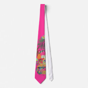 PixDezines Mai Tai, Luau op het strand/diy kleur Stropdas