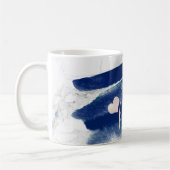 PixDezines Maid of Honor|Blush Pink+Navy Koffiemok (Links)