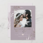 PixDezines MAKEN PALMEN BEWAREN DE DATUM Save The Date (Voorkant / Achterkant)