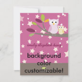 PixDezines Mama+baby voor een baby shower Kaart (Achterkant)