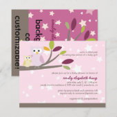 PixDezines Mama+baby voor een baby shower Kaart (Voorkant / Achterkant)