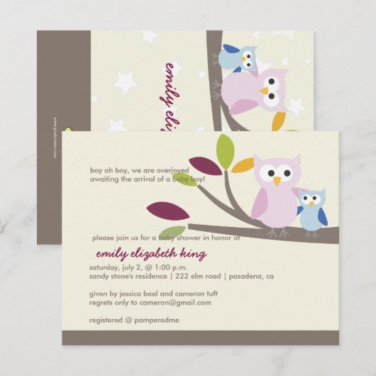 PixDezines Mama+baby voor een douche Kaart (Voorkant / Achterkant)