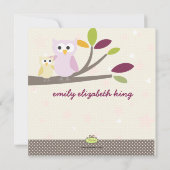 PixDezines Mammie+baby voor een baby shower Kaart (Achterkant)