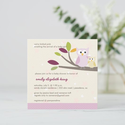 PixDezines Mammie+baby voor een baby shower Kaart (Staand voorkant)