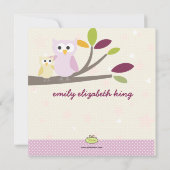 PixDezines Mammie+baby voor een baby shower Kaart (Achterkant)