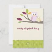 PixDezines Mammie+baby voor een baby shower Kaart (Achterkant)