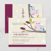 PixDezines Mammie+baby voor een douche Kaart (Voorkant / Achterkant)