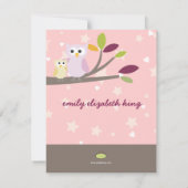 PixDezines Mammie+baby voor een douche Kaart (Achterkant)