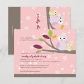 PixDezines Mammie+baby voor een douche Kaart (Voorkant / Achterkant)