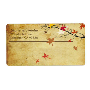 PixDezines Maple Branch Etiket