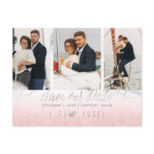 PixDezines Marble+Blush Pink De datum opslaan