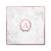 PixDezines Marble+DIY Faux Roos Gold Monogram