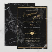 PixDezines Marble/Faux Gold/Engagement Party