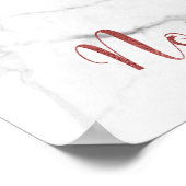 PixDezines Marble/Faux Roos Gold #Babydouche Welco Poster (Hoek)