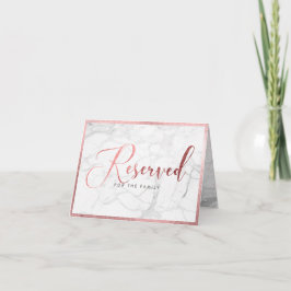 PixDezines Marble Faux Roos Gold/Gereserveerde Tab Kaart