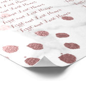 PixDezines Marble/Faux Roos Gold Species/Seating Poster (Hoek)