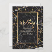 PixDezines Marble/Geometric/Faux Gold Kaart (Voorkant)