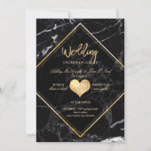 PixDezines Marble/Geometric/Faux Gold Kaart (Achterkant)