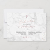 PixDezines Marble Roos Gold Dedication Kaart (Voorkant)