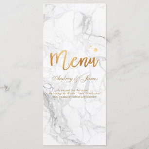 PixDezines Marble/Shine Menu/Faux Gold Menu