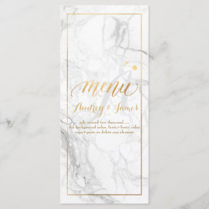 PixDezines Marble/Shine Menu/Faux Gold Menu