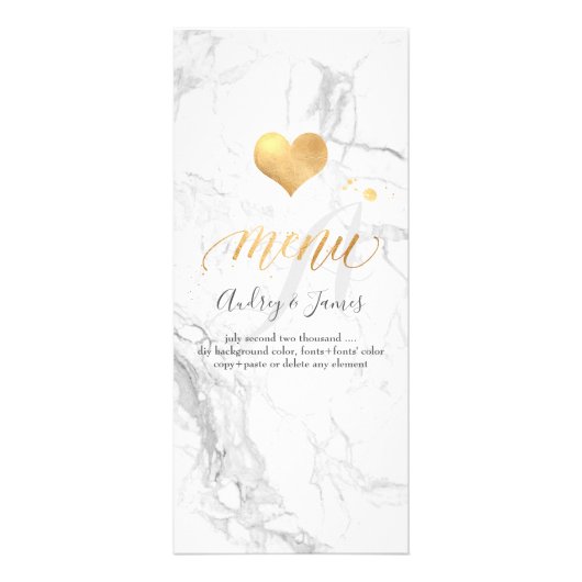 PixDezines Marble/Shine Menu/Faux Gold Menu (Voorkant)