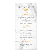 PixDezines Marble/Shine Menu/Faux Gold Menu (Achterkant)