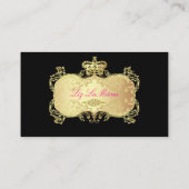 PixDezines MARIE ANTOINETTE en Oro Visitekaartje (Achterkant)