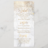 PixDezines Marmer/Confetti/Shine Menu/Faux Gold Menu (Achterkant)