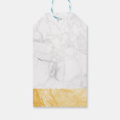 PixDezines Marmer Faux Goud Hart/DIY kleur Cadeaulabel (Achterkant)