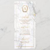 PixDezines Marmer/Glans Menu/Nep Goud Menu (Achterkant)