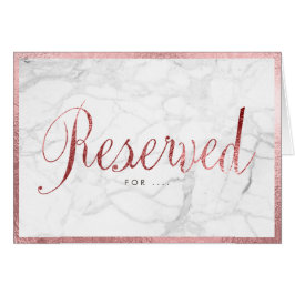PixDezines Marmer + Nep Rose Goud/Gereserveerde Ta