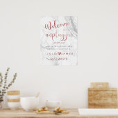 PixDezines Marmer/Nep Rose Goud/#UNPLUGGED Poster (Keuken)