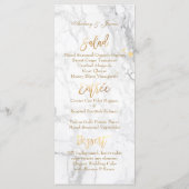 PixDezines Marmer/Shine Menu/Faux Gold Menu (Achterkant)