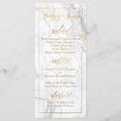 PixDezines Marmer/Shine Menu/Faux Gold Menu (Achterkant)