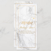 PixDezines Marmer/Shine Menu/Faux Gold Menu (Voorkant / Achterkant)
