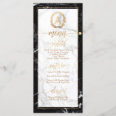 PixDezines Marmer/Shine Menu/Faux Gold Menu (Achterkant)