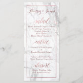 PixDezines Marmer/Shine Menu/Faux Roos Goud Menu (Achterkant)