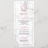 PixDezines Marmer/Shine Menu/Faux Roos Goud Menu (Achterkant)