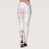 PixDezines Marmeren Slab/Rose Gouden Aderen Leggings (Achterkant)