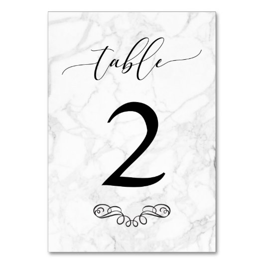 PixDezines Marmeren Tafelnummer DIY (Voorkant)
