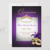 PixDezines Masquerade/amethyst paars/DIY kleur!! Kaart (Achterkant)