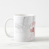 PixDezines Matron of Honor/Faux Roos Gold+Marble Koffiemok (Links)