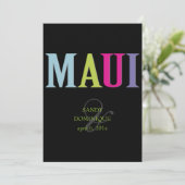 PixDezines Maui/DIY-kleuren Kaart (Staand voorkant)