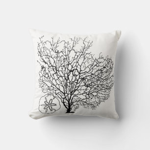 PixDezines maui koraal + zeester / doe-het-zelf ac Kussen