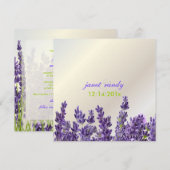 PixDezines maui lavendel Kaart (Voorkant / Achterkant)